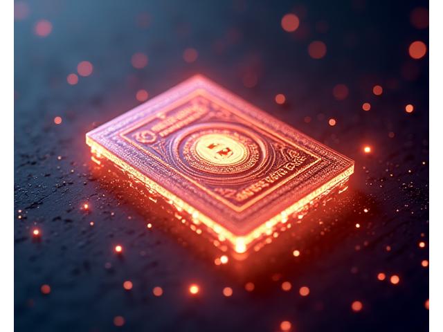Digital certificate icon overlaid with blockchain network lines, symbolizing verifiable credentials.