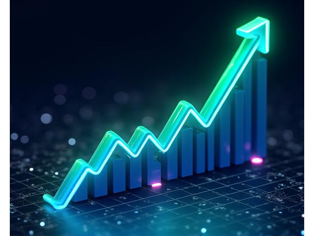 Graph showing user engagement and transaction volume increase in a gaming NFT marketplace.