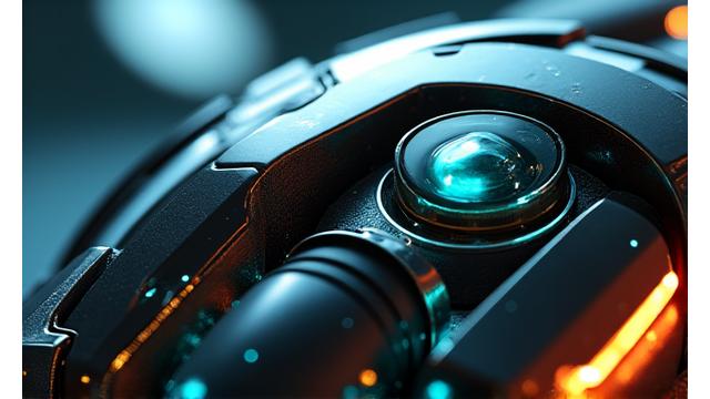Rendered 3D model section showcasing detailed PBR material reflections and textures