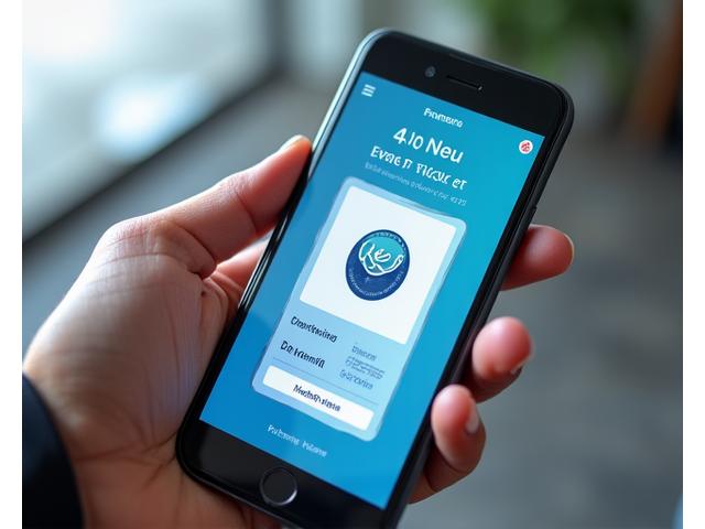 Smartphone displaying a cryptocurrency wallet interface with an event ticket NFT, showing simple purchase and management options.